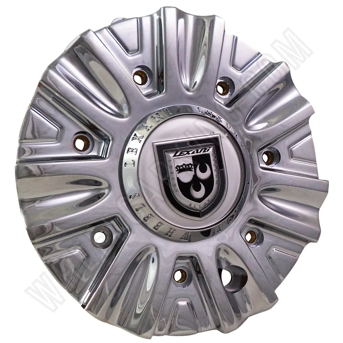 Lexani Wheels 'Lx-7' Chrome Custom Wheel Center Caps # C-188-2 (1 Cap) 1
