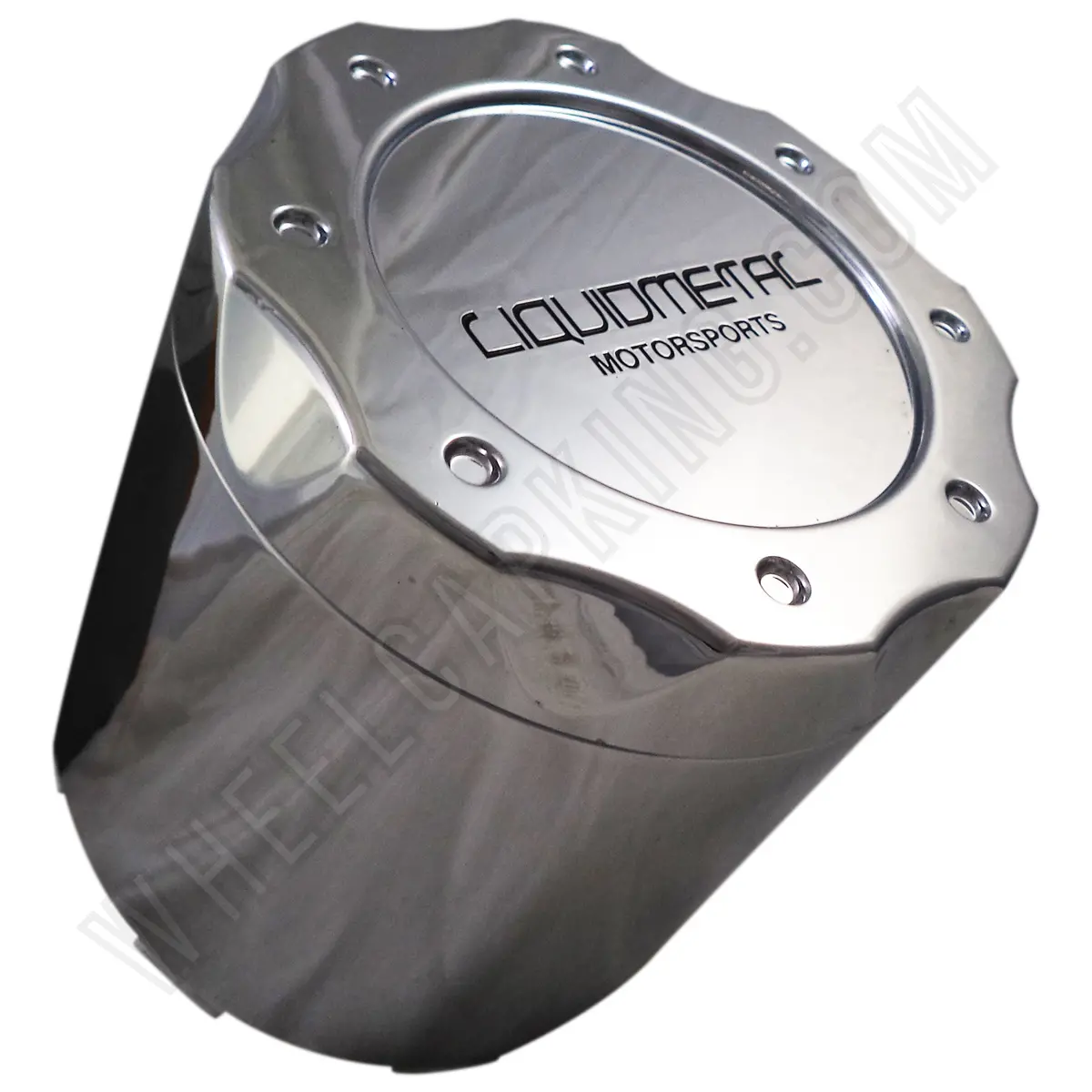 Liquid Metal Chrome Custom Wheel Center Cap # Bc-671 (4 Caps) Tall 1