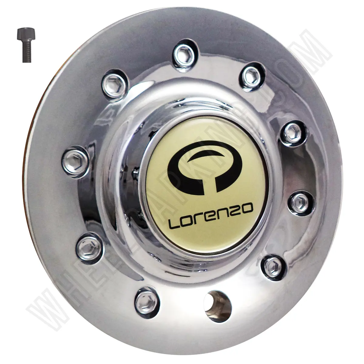 Lorenzo Chrome Wheel Center Cap # Wl028l163 (1 Cap) 1