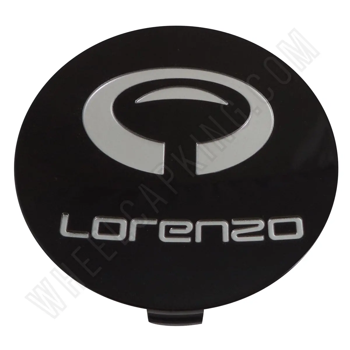 Lorenzo Wheels Gloss Black Custom Wheel Center Caps # 396K67 (1 Cap) 1