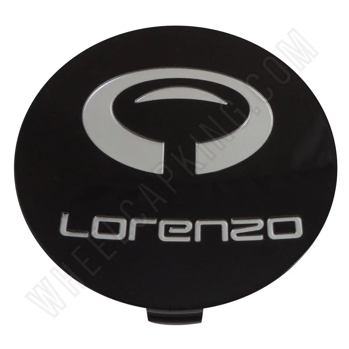 Lorenzo Wheels Gloss Black Custom Wheel Center Caps # 396K67 (4 Caps) 1