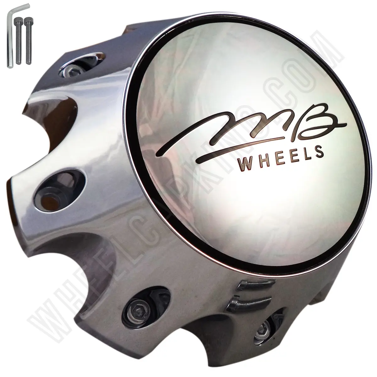Mb Motorsport Wheels Chrome Custom Wheel Center Caps # Bc-790Hs (4 Caps) 1