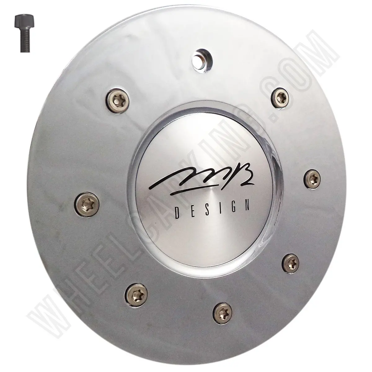 Mb Motorsports Wheels Chrome Custom Wheel Center Caps # Bc-336 (1 Cap) 1