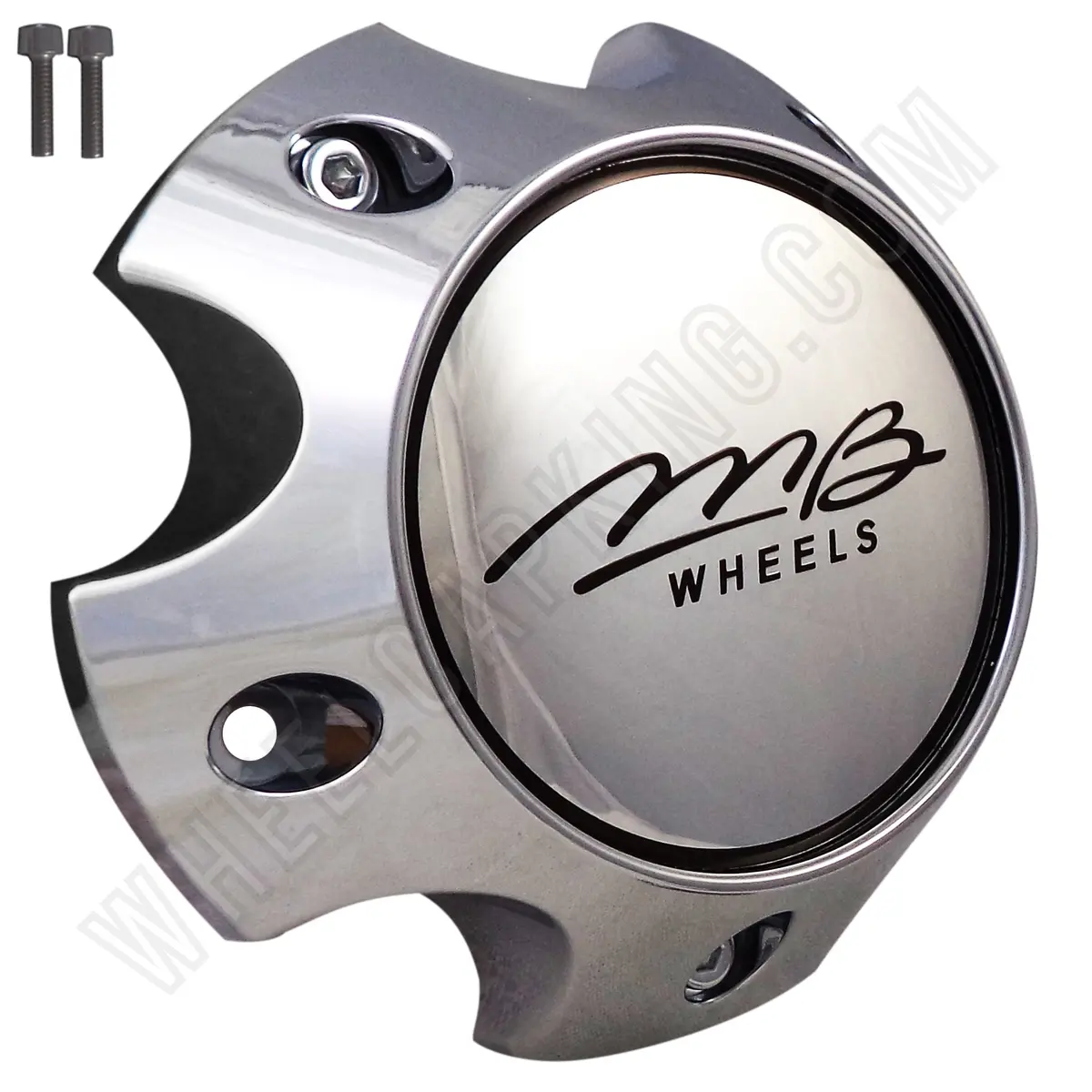 Mb Motoring Chrome Wheel Center Caps Set Of 1 # Bc-787S New! 1