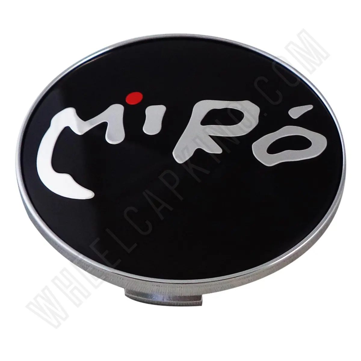 Miro Wheels Chrome / Black Custom Wheel Center Cap (1 Cap) 1