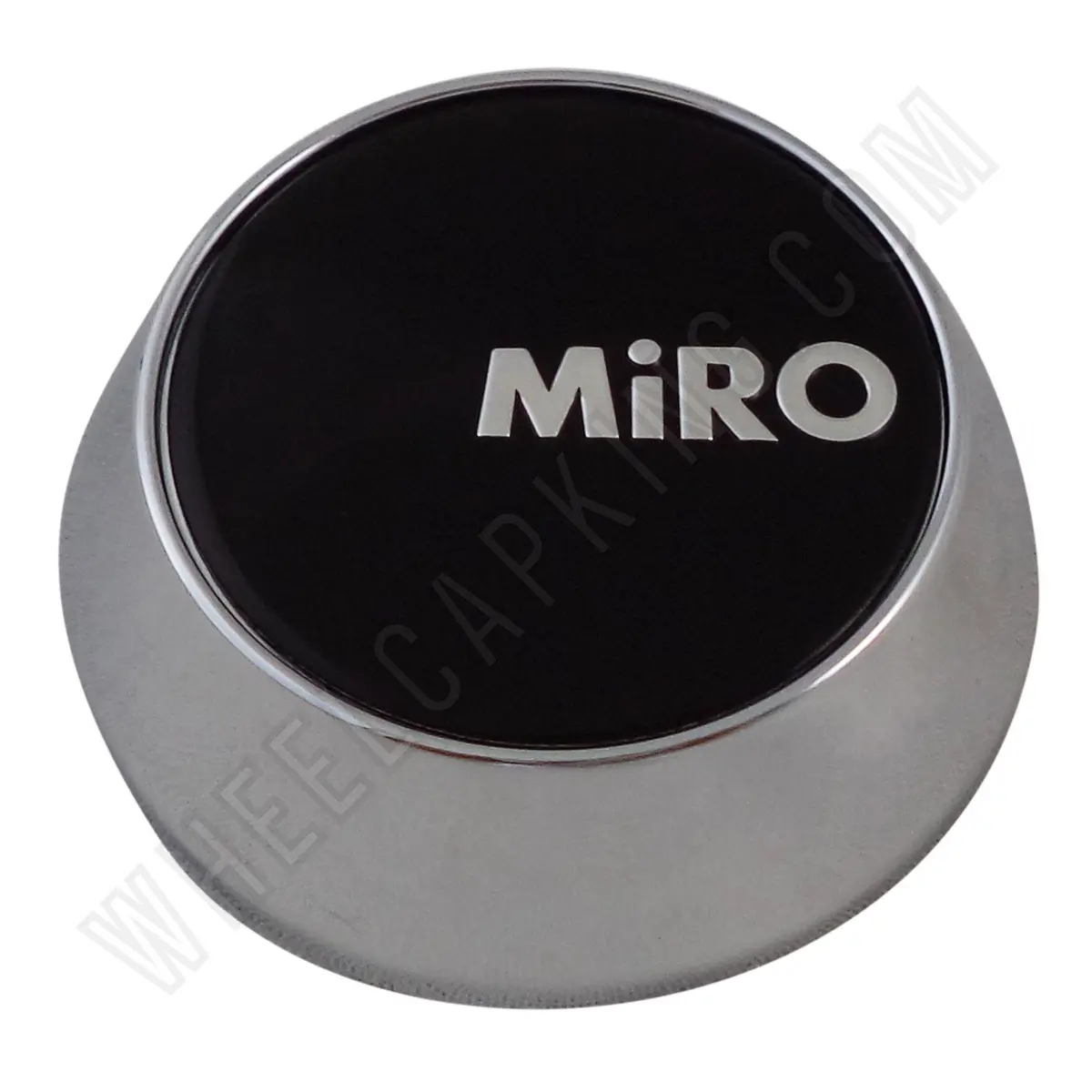 Miro Wheels Chrome / Black Custom Wheel Center Cap # Mg-P1122 (1 Cap) 1