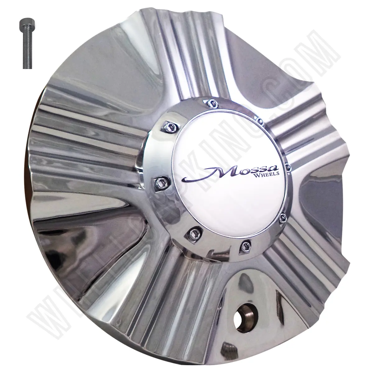 Mossa Wheels Chrome Custom Wheel Center Caps # C-743 / Cap-743C (4 Caps) 1