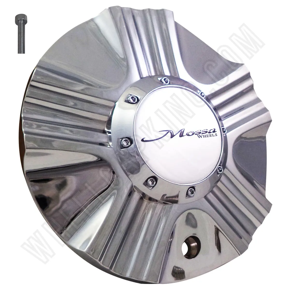 Mossa Wheels Chrome Custom Wheel Center Caps # C-743 / Cap-743C (1 Cap) 1