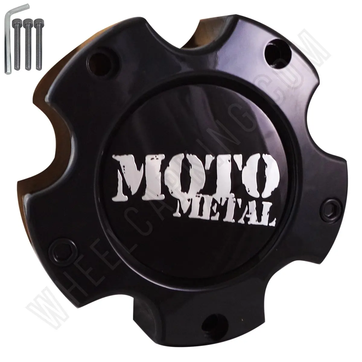 Moto Metal Wheels Gloss Black Custom Wheel Center Caps # He835-B5127 / He835b5127-B001 (4 Caps) 1