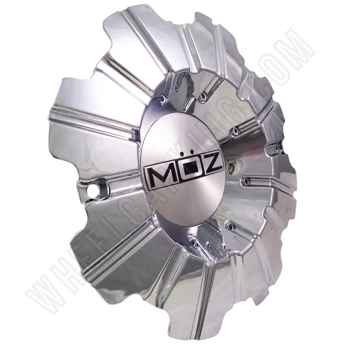 Moz Wheels Chrome Custom Wheel Center Cap # 2001-22 (4 Caps) 1