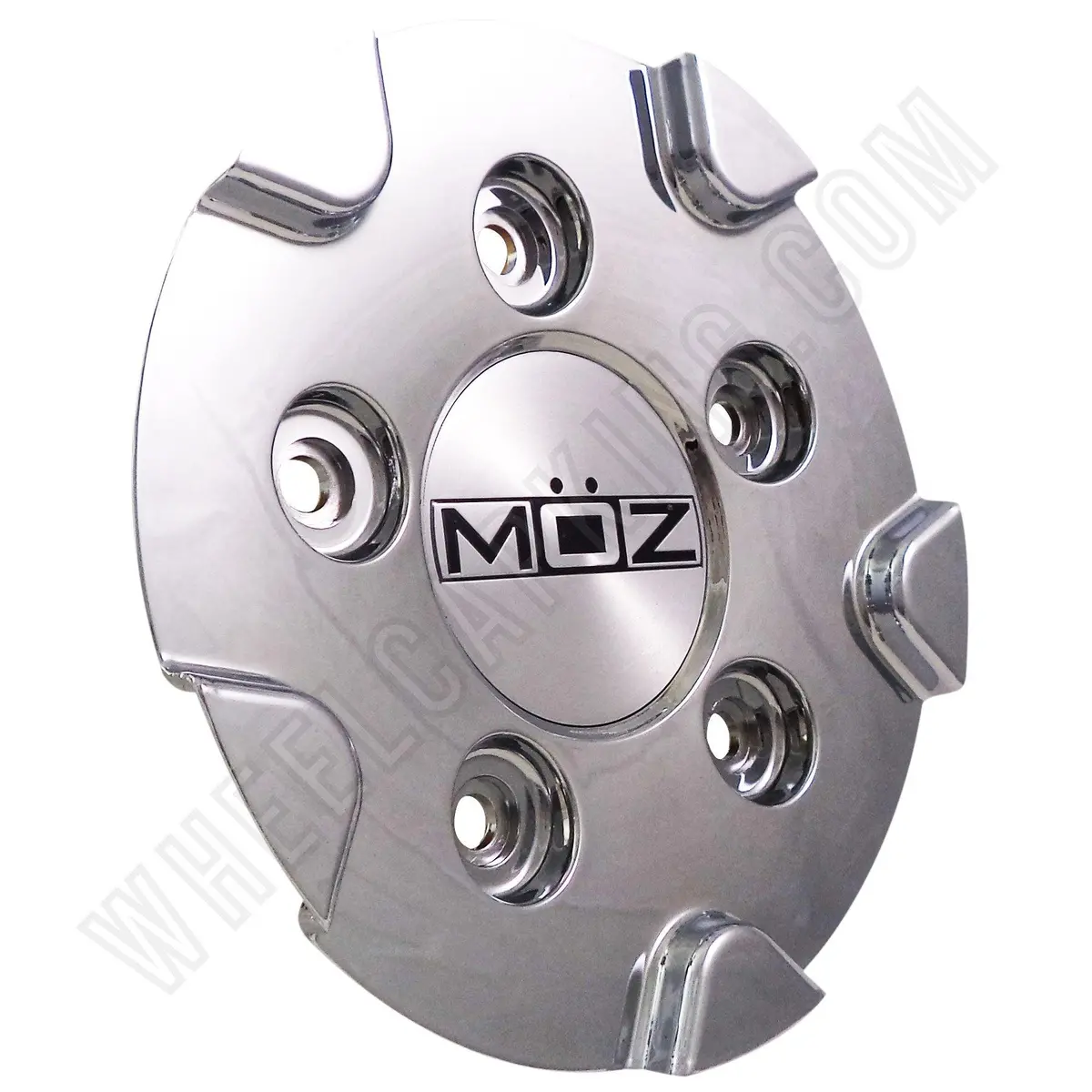 Moz Wheels Chrome Custom Wheel Center Cap # 2001-25 (4 Caps) 1