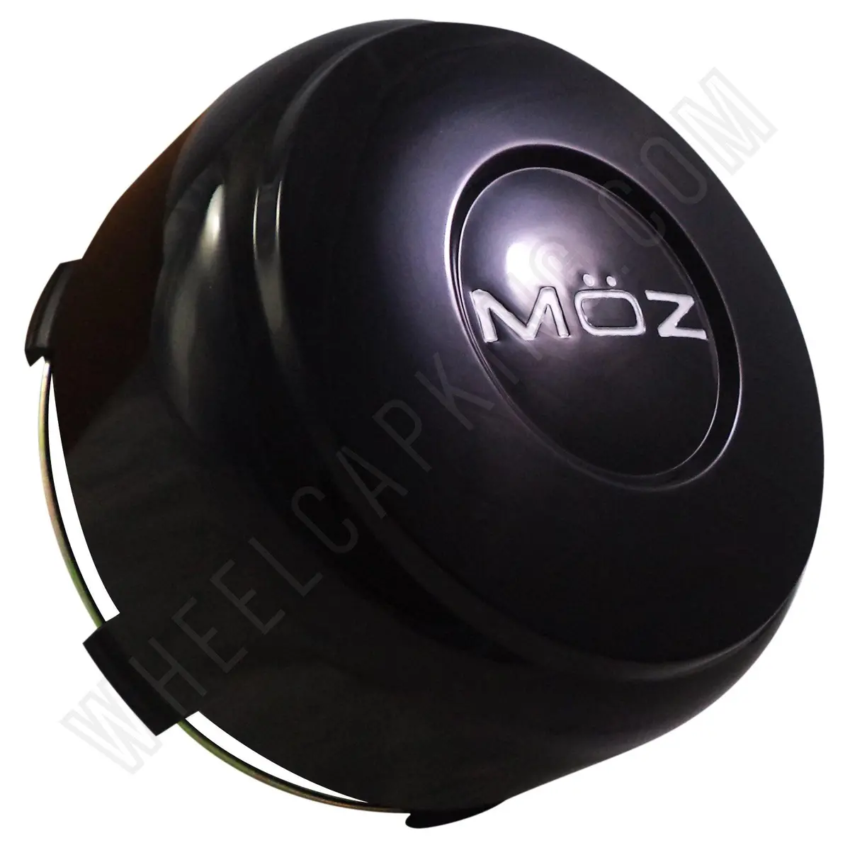 Moz Wheels Gloss Black Custom Wheel Center Cap # 2001-13 (1 Cap) 1