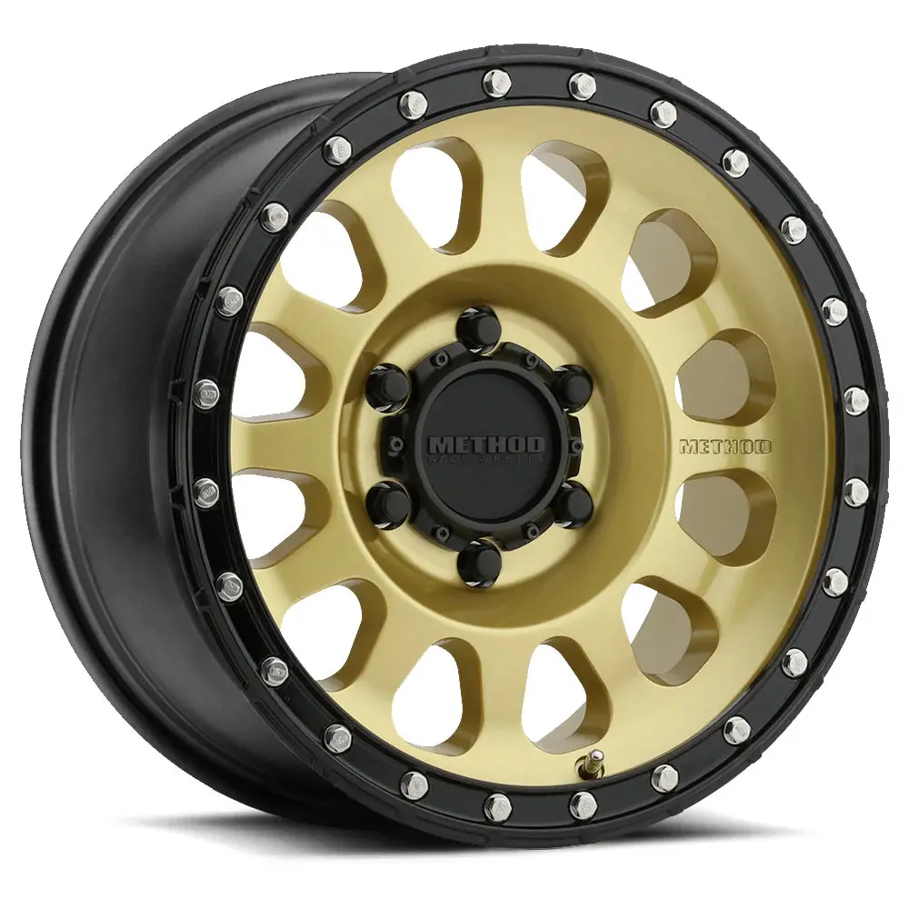 Method Race Wheels - Mr315 Gold - Black Lip 1