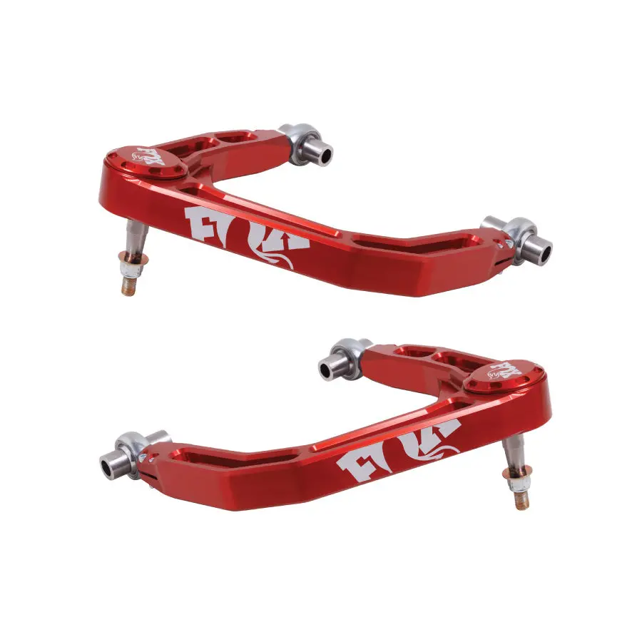 Fox Billet Uniball Upper Control Arms 2022+ Toyota Tundra 2023+ Sequoia (Orange) 1