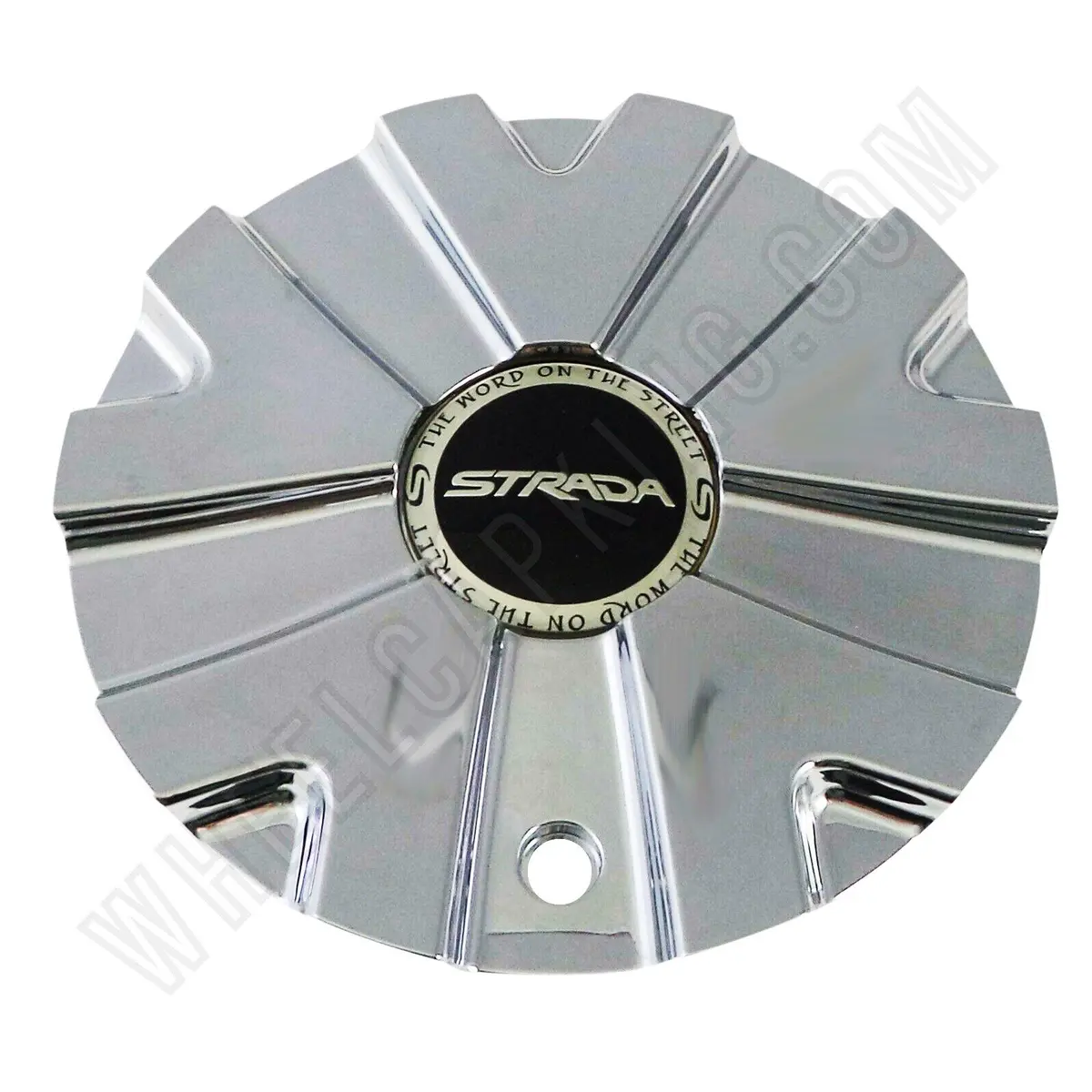 Strada Wheels Chrome Custom Wheel Center Cap # P5193-2285-Cap (1 Cap) 1