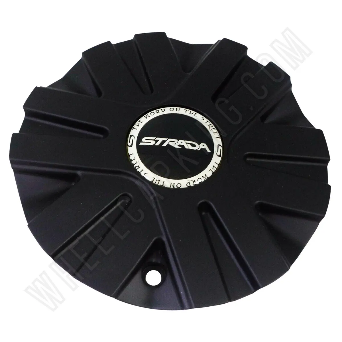 Strada Wheels Flat Black Custom Wheel Center Cap # P6047-2495-E3-Cap (1 Cap) 1