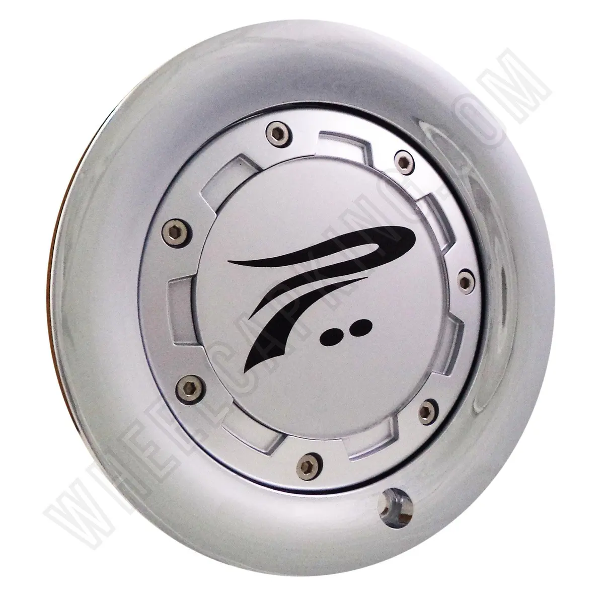 Platinum Chrome Custom Wheel Center Caps Set Of 4 # C122301cap With Bolts 1