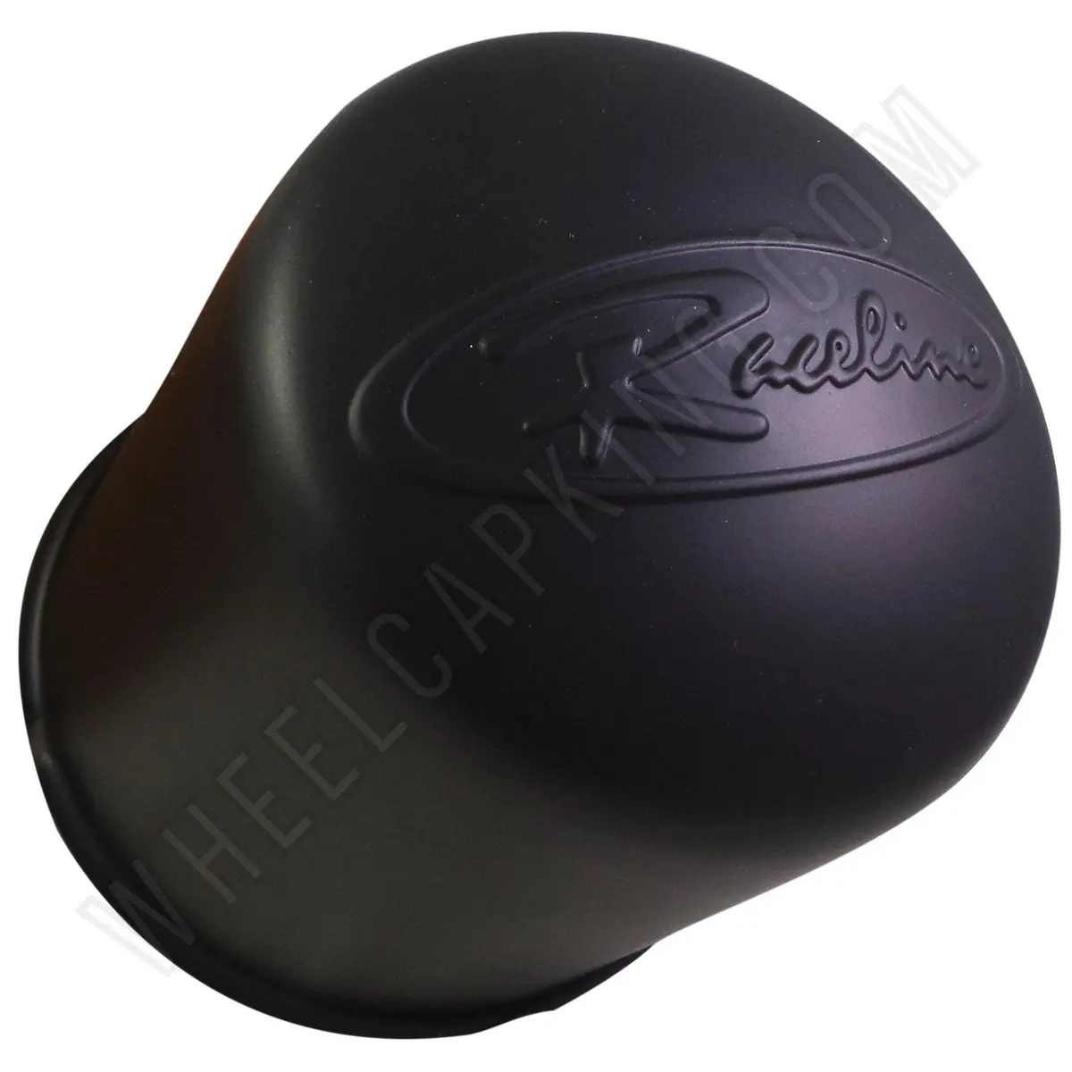 Raceline Wheels Flat Black Custom Wheel Center Caps (1 Cap) 6 Lug 1