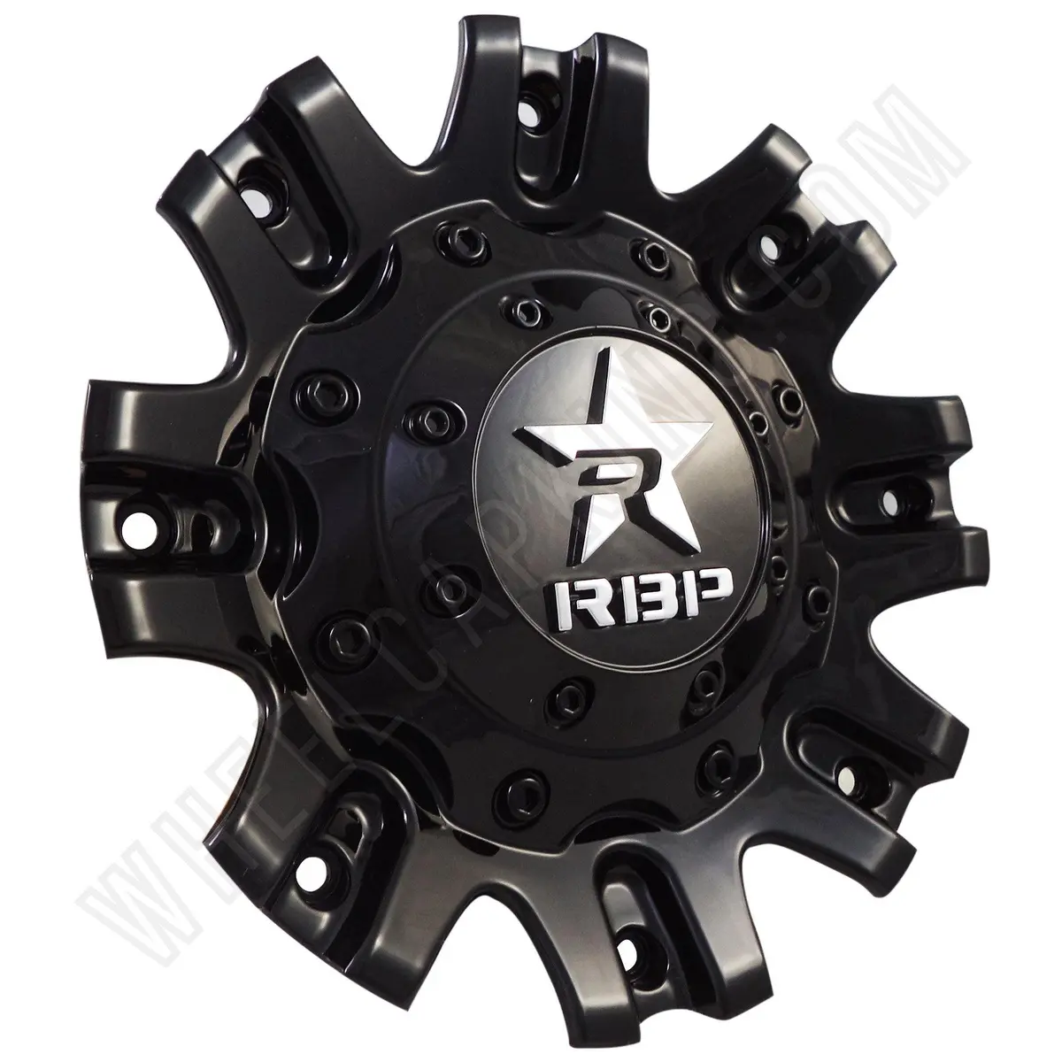 Rbp Wheels Gloss Black Custom Wheel Center Caps # C-94R-171820B / 369S01 (1 Cap) 1
