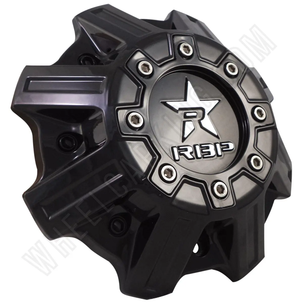 Rbp Wheels Gloss Black Custom Wheel Center Caps # Cap8040a-6-4 / C1006b (4 Caps) 1
