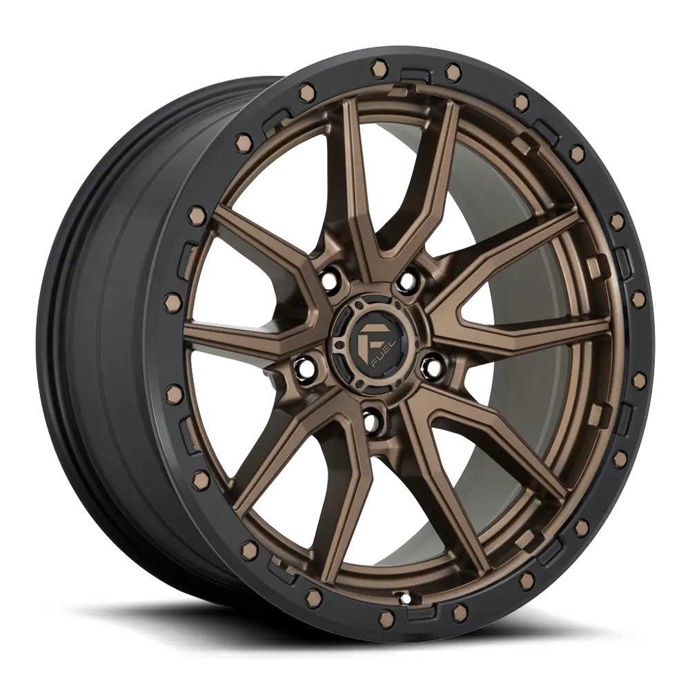 Fuel Offroad Wheels | Rebel 5 D681 Matte Bronze W/Black Ring 1