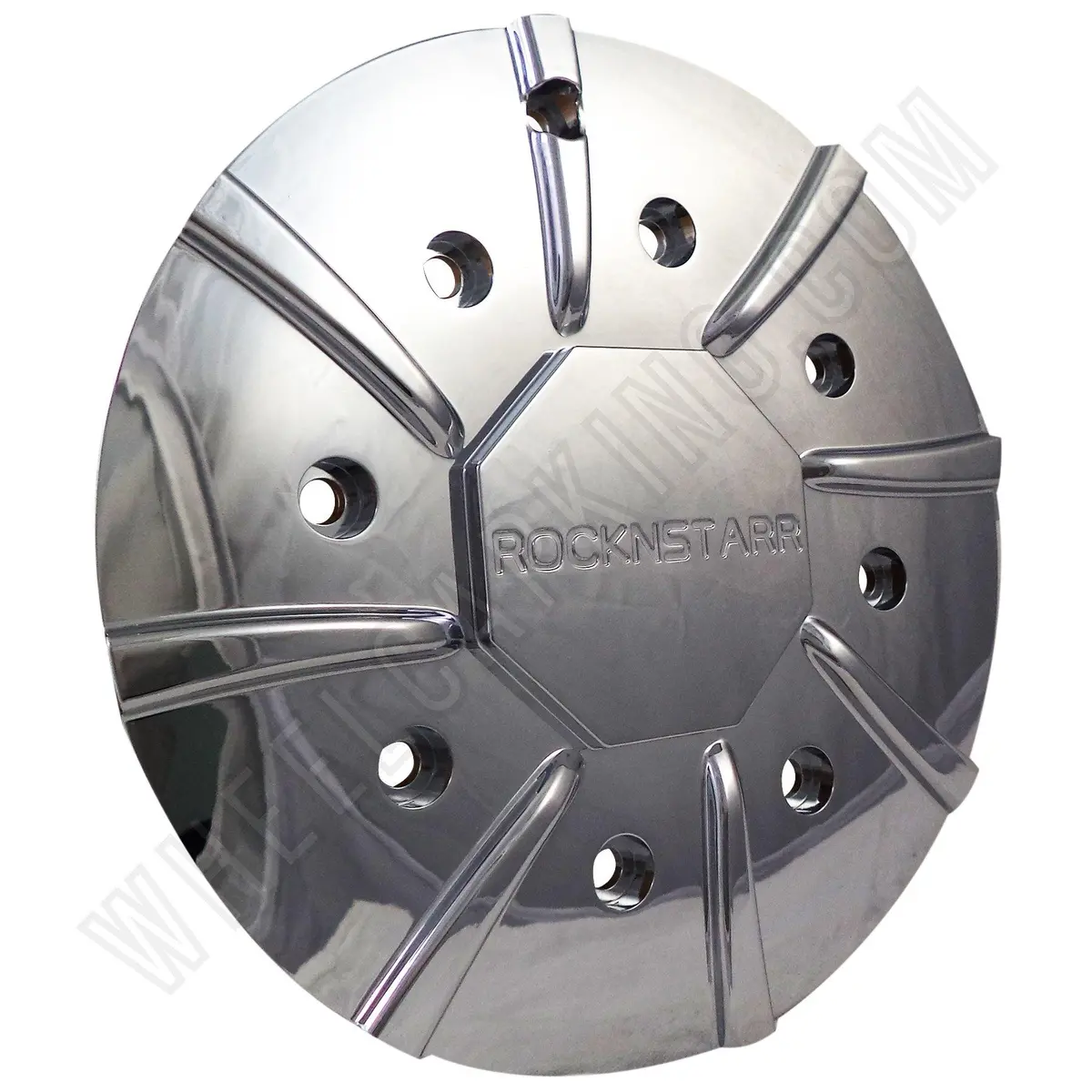 Rocknstarr Wheels Chrome Custom Wheel Center Cap # C983-1A (4 Caps) 1