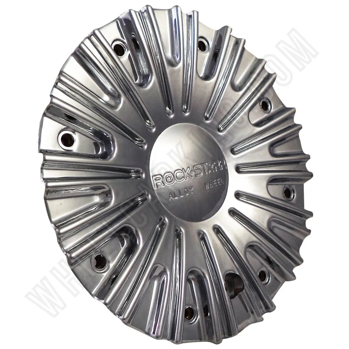 Rock Starr Wheels Chrome Custom Wheel Center Cap # C-222-1 / Xw (4 Caps) 1