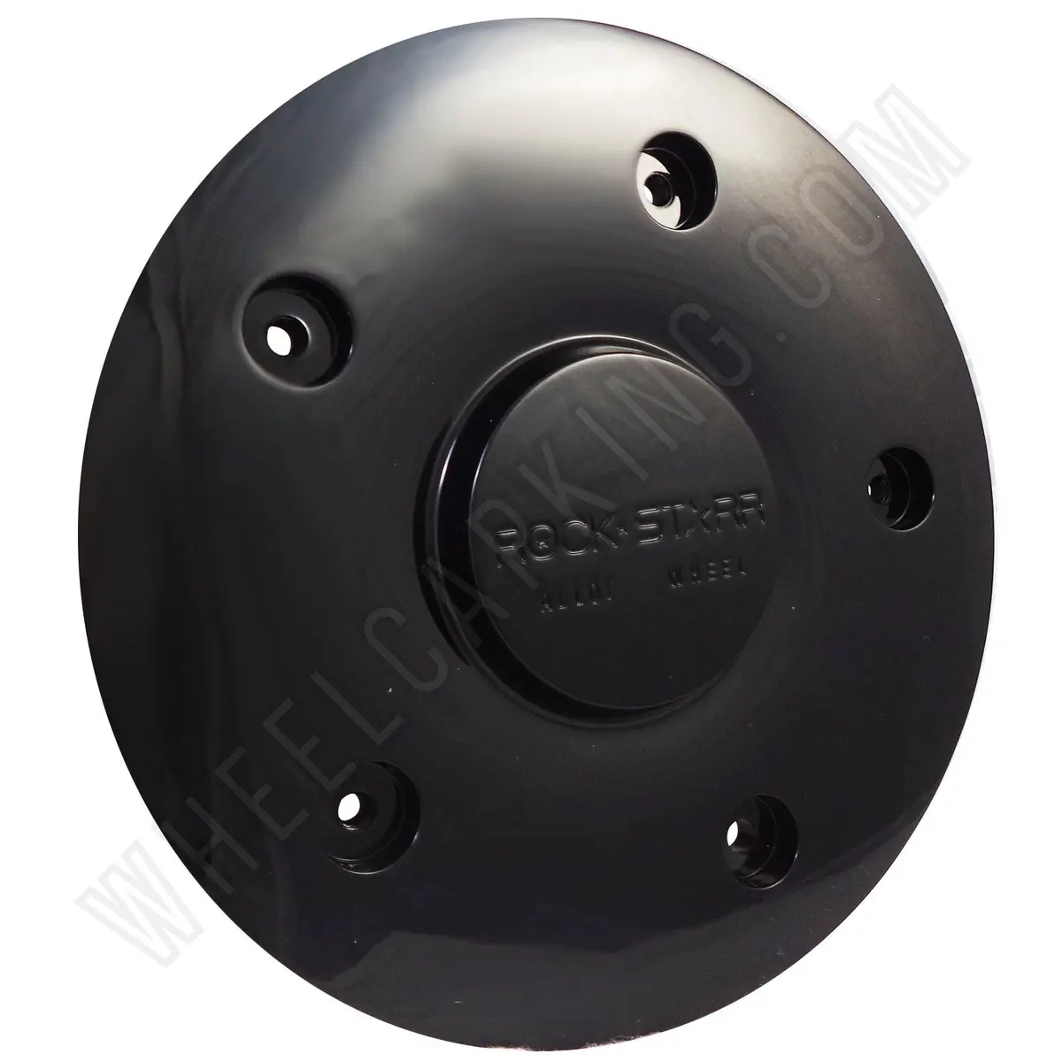Rock Starr Wheels Gloss Black Custom Wheel Center Cap # Cap522l185 (1 Cap) 1