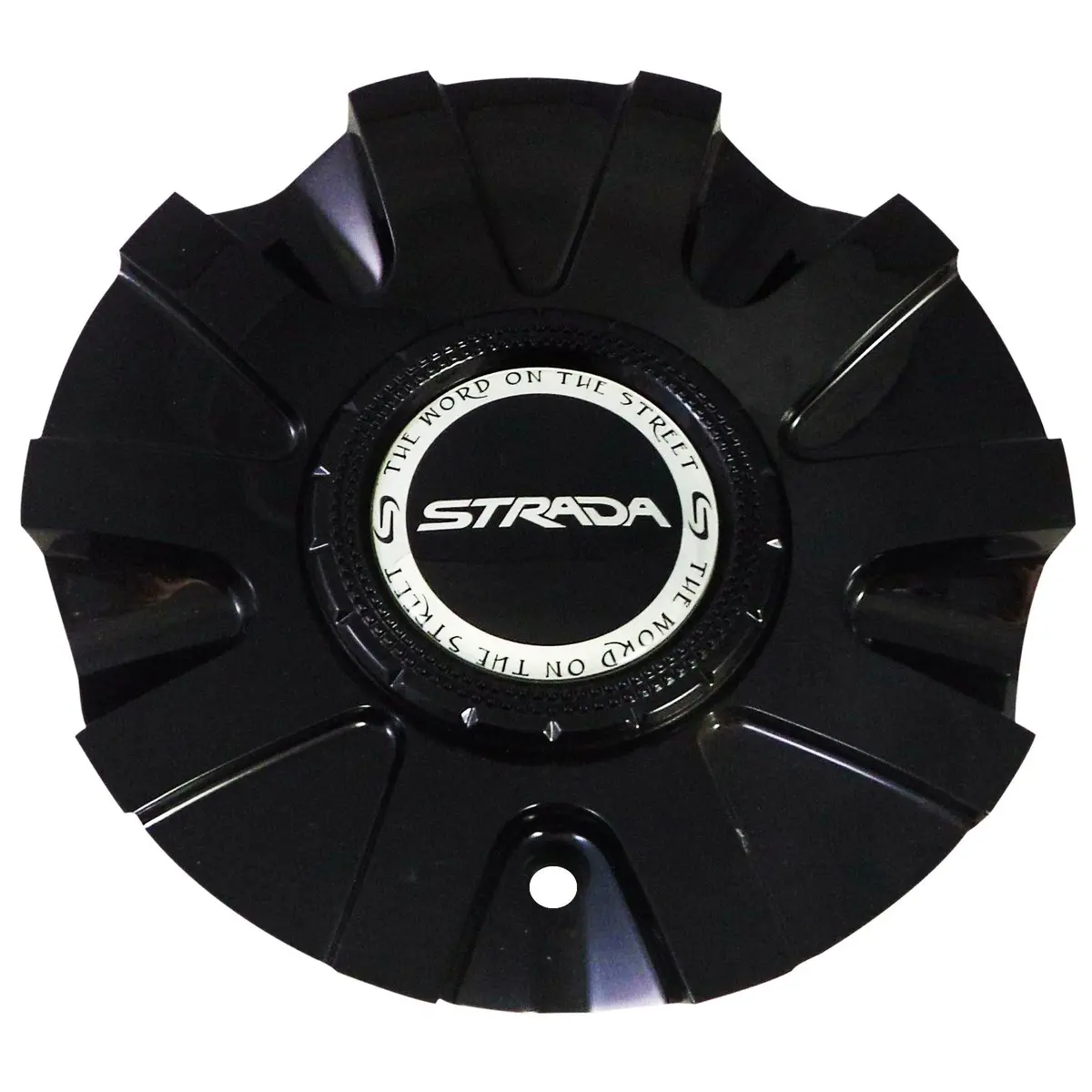 Strada Wheels Gloss Black Custom Wheel Center Cap # S20 / 11512285F-1 (1 Cap) 1