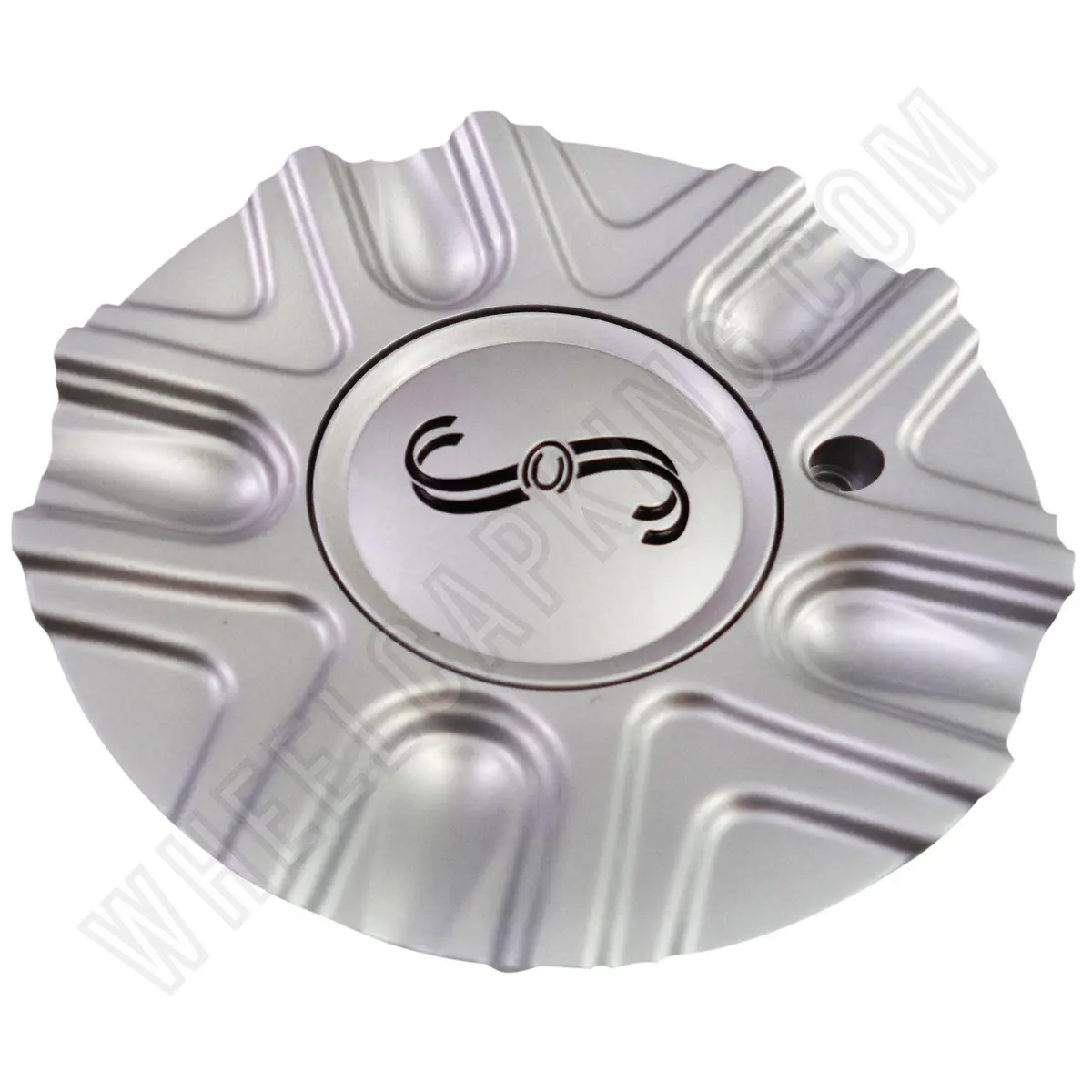 Ssc / Sears Silver Custom Wheel Center Cap Caps # Mcd1586ya01 / Sj106-18 (1 Cap) 1