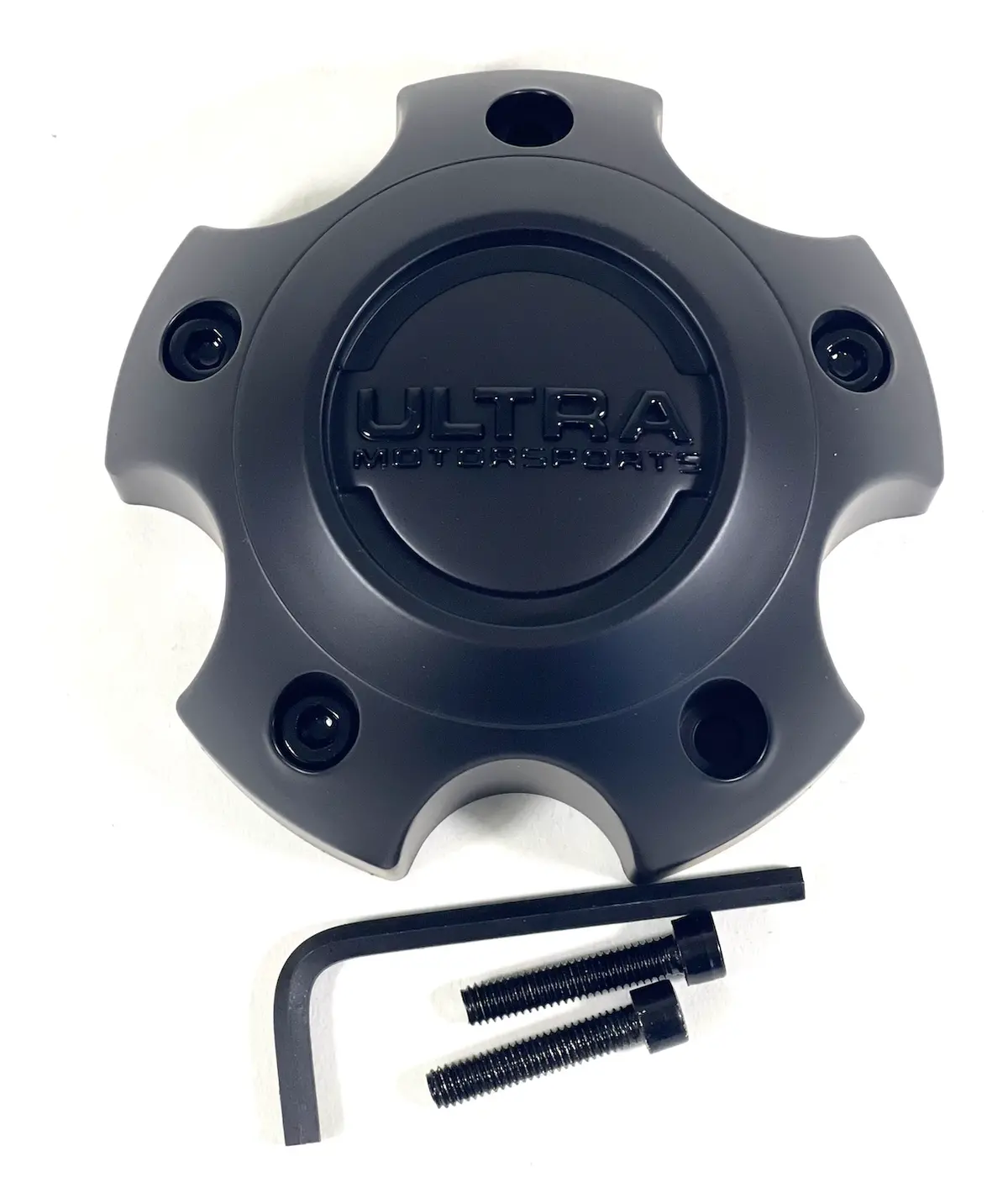 Ultra Wheels Matte Black Wheel Center Cap # 89-9754Sbb / 89-9754 (4 Caps) 1