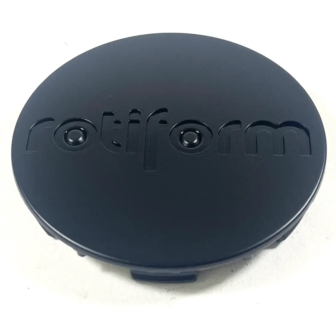 Rotiform Wheels Flat Black Custom Wheel Center Caps # 1004-40Mb (4 Caps) 1