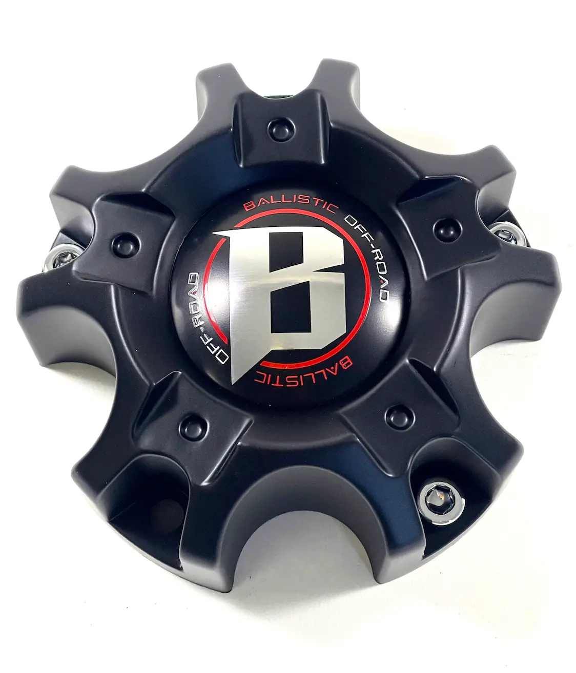 Ballistic Matte Black Wheel Center Cap Cap-Wx02 114.3-127-5H / Wx02fb (4 Caps) 1
