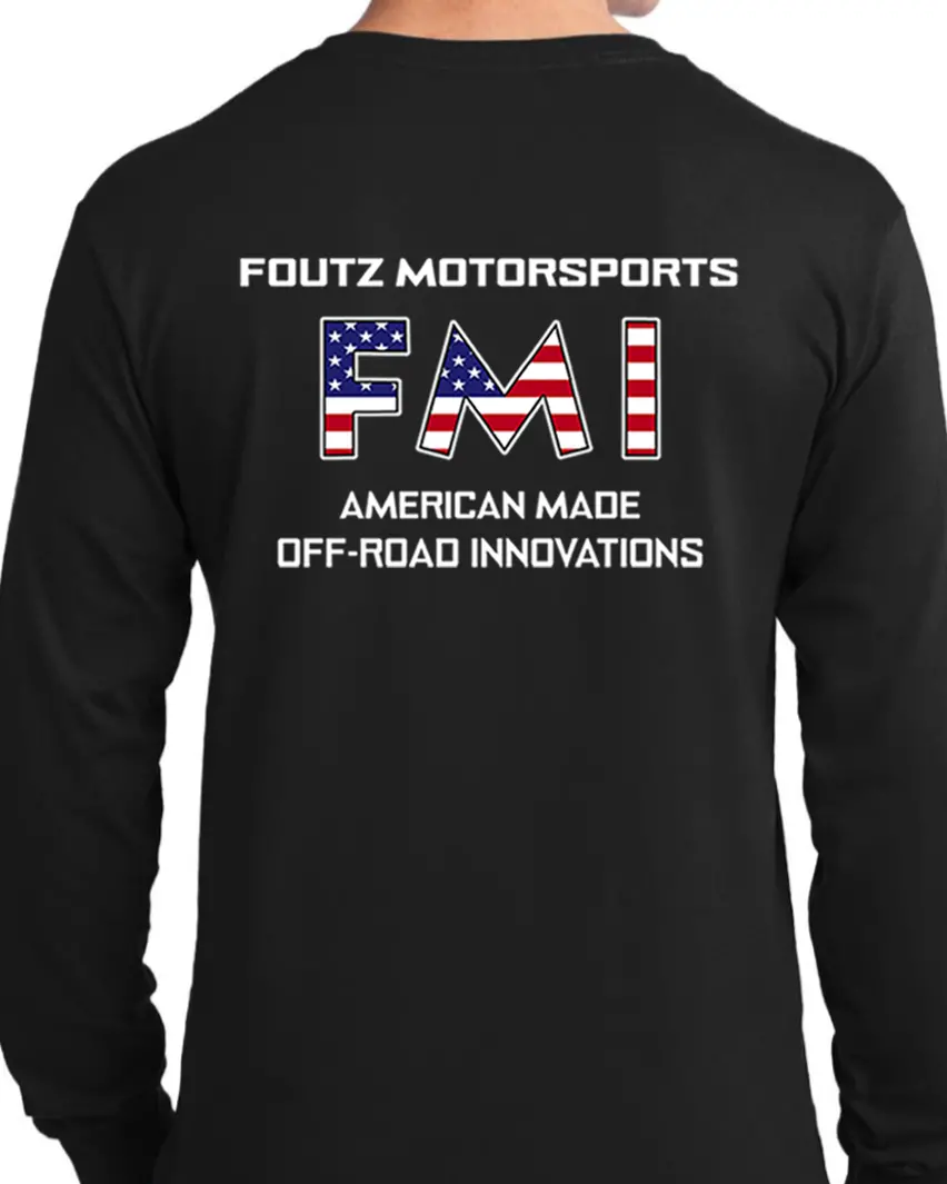 Fmi American Flag Logo Shirt - Mens Long Sleeve 1