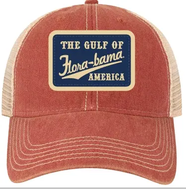 Flora-Bama Gulf Of America Scarlet Contender Cap 1