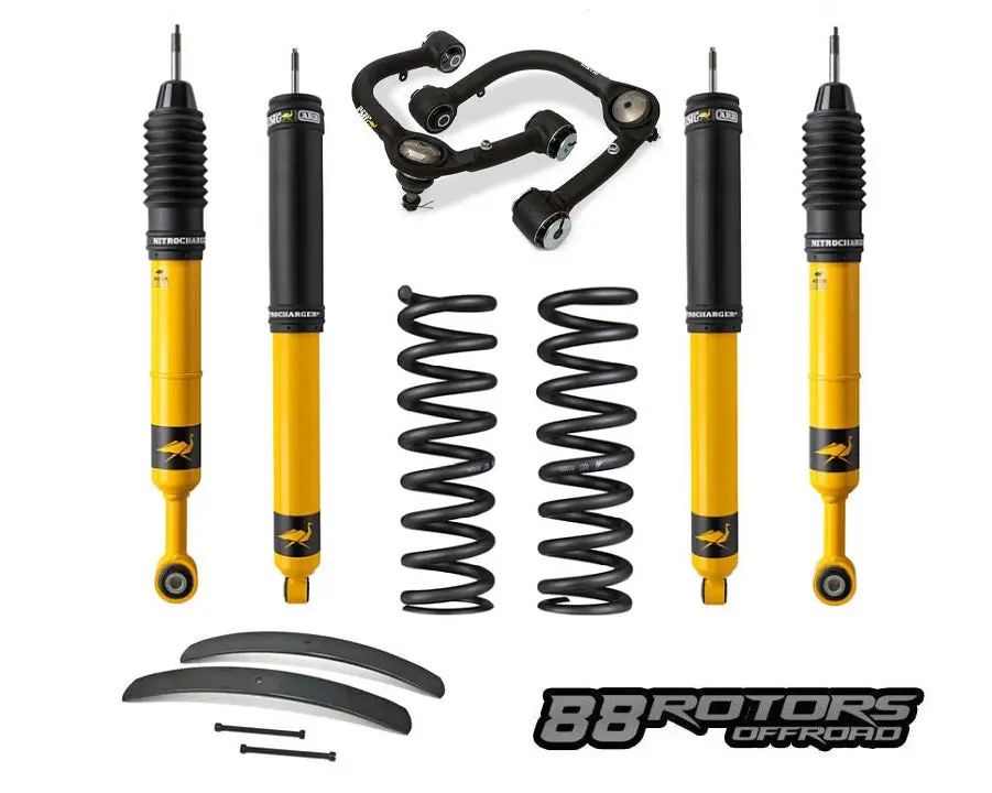 ARB OME Nitrocharger Plus Lift Kit for 2005–2015 Toyota Tacoma — Includes Adjustable Upper Control Arms and Rear Lift Components