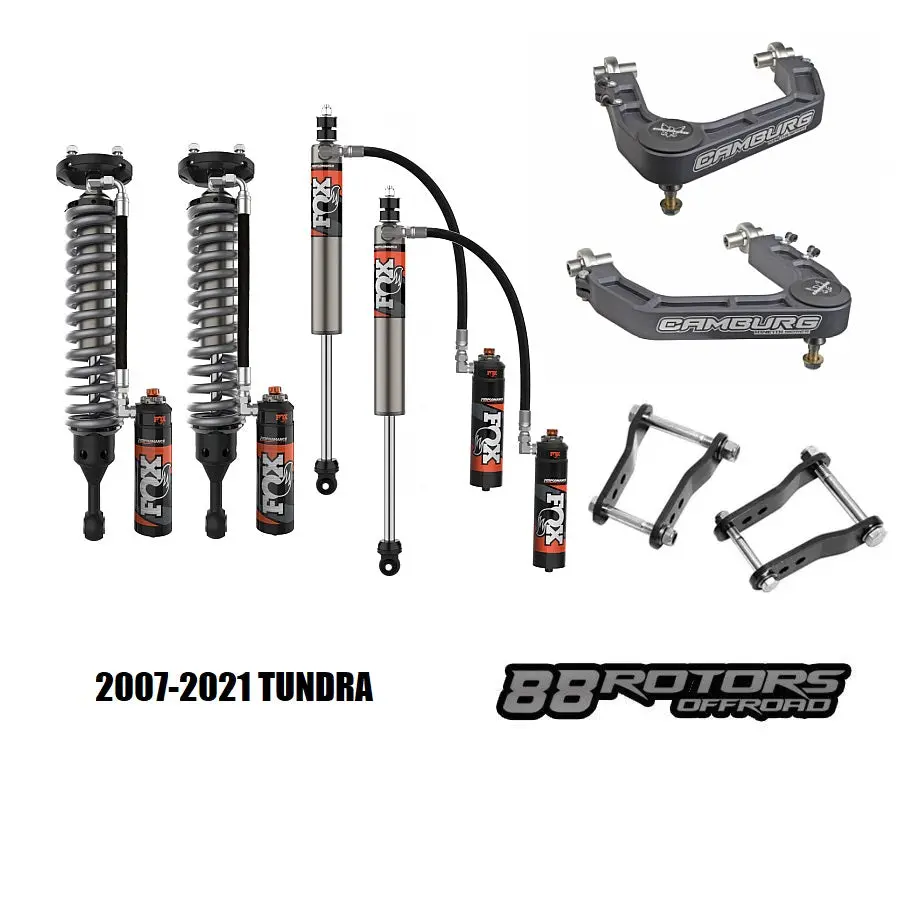 07-21 Toyota Tundra Fox Performance Elite Series Dsc Options Camburg X-Joint, Kinetik Uca, Lift Shackles 3