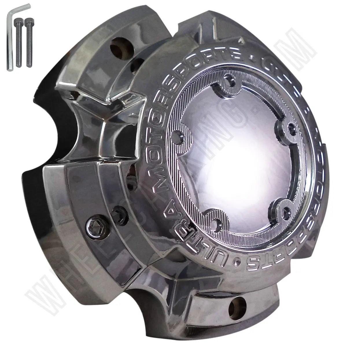Ultra Wheels Chrome Custom Wheel Center Cap # A89-9855 / 51241680F-4 (4 Caps) 1