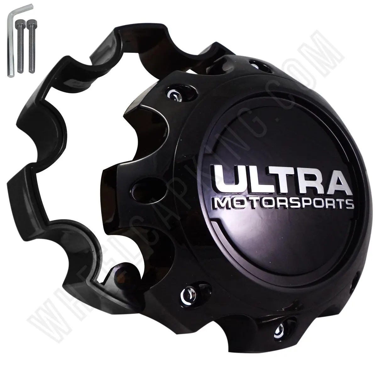 Ultra Wheels Gloss Black Custom Wheel Center Caps # 89-9780 / 89-9779-Cap (1 Cap) 1
