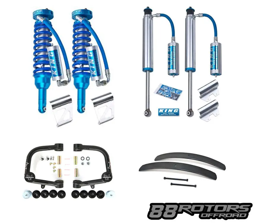 05-23 Toyota Tacoma King 2.5 Coilovers, Shocks, Camburg Tubular X-Joint Uca, Add-A-Leaf 1