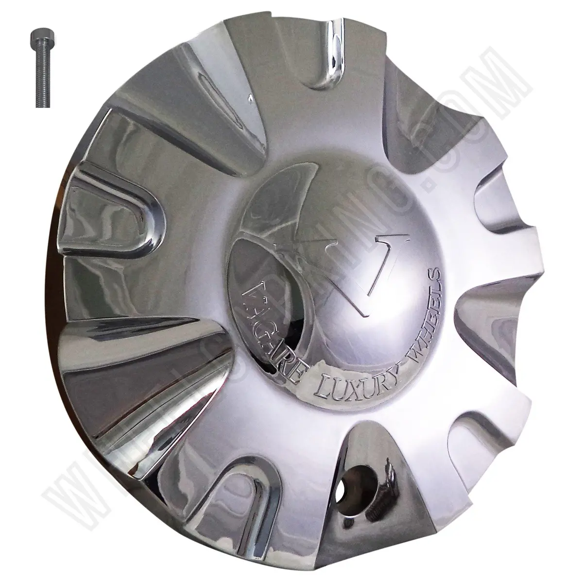 Vagare Wheels Chrome Custom Wheel Center Cap # C-099-2 (4 Caps) 1