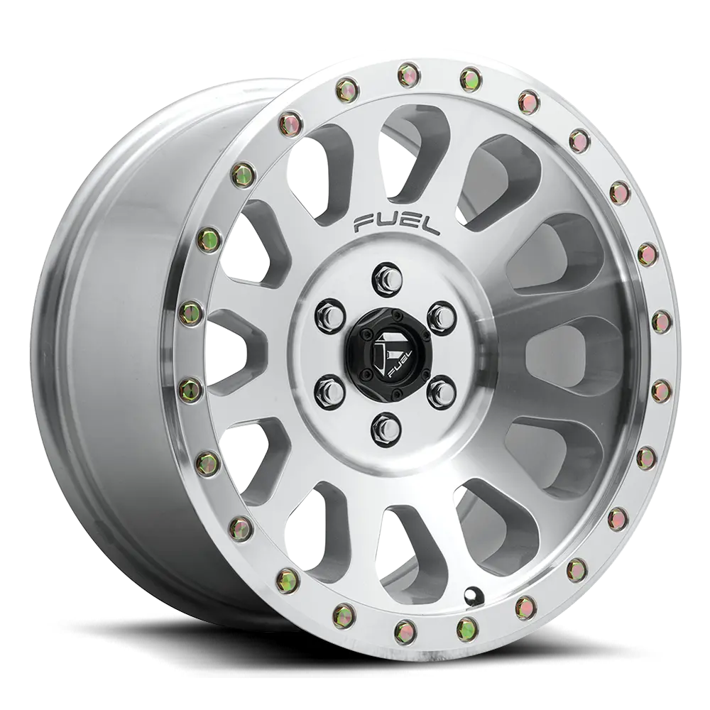 Fuel Offroad Wheels | Vector D647 Diamond Cut Machined Silver 1