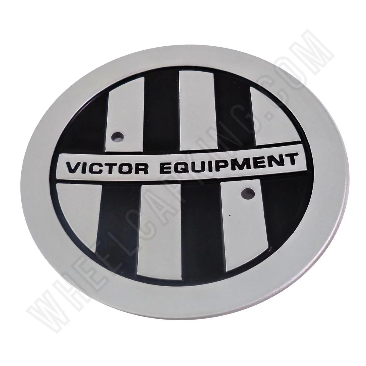 Victor Equipment Wheels Silver / Black Custom Wheel Center Cap # C-E76 (1 Cap) 1