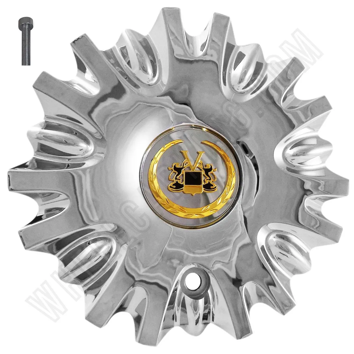 Vogue Wheels Chrome Custom Wheel Center Cap # 407L190 / 9150-15 (1 Cap) 1