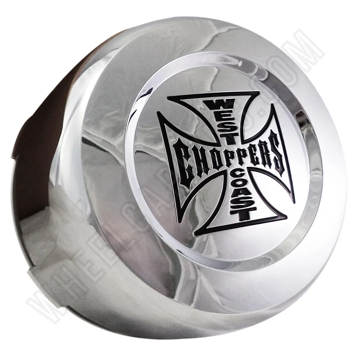 Jesse James West Coast Choppers Chrome Custom Wheel Center Cap # 1001-45 (1 Cap) 1