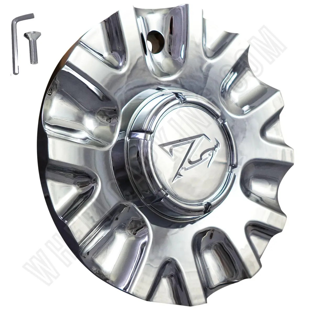 Zinik Wheels Chrome Custom Wheel Center Cap Caps # Z15 / Ms-Cap-Z170 / Verona (4 Caps) 1