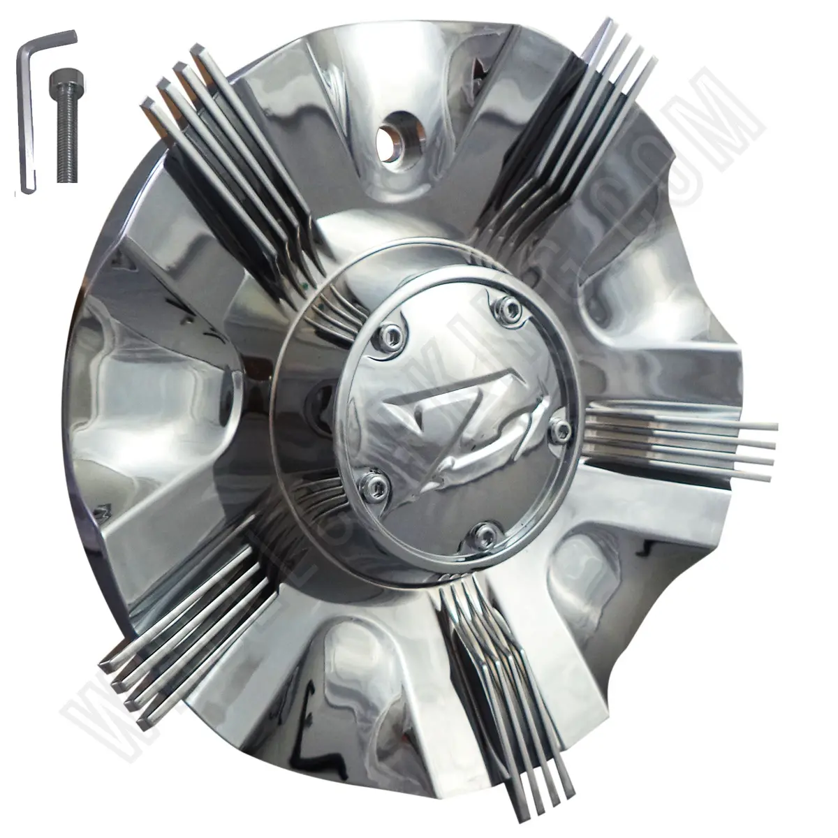 Zinik Z-10 / Cap-Z087 Chrome Wheel Center Cap (1 Cap) 1