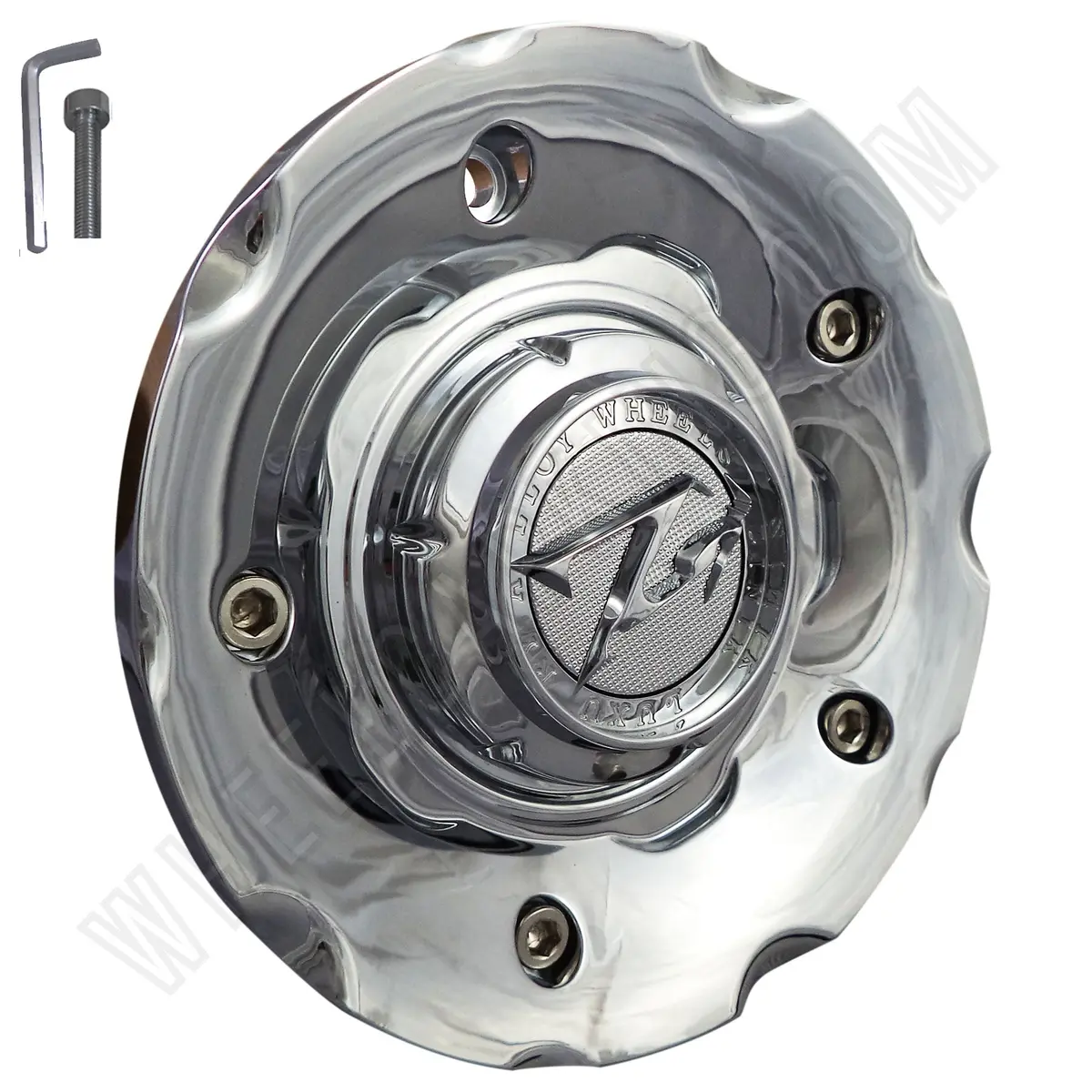 Zinik Z-18 Chrome Wheel Center Cap (4 Caps) 1