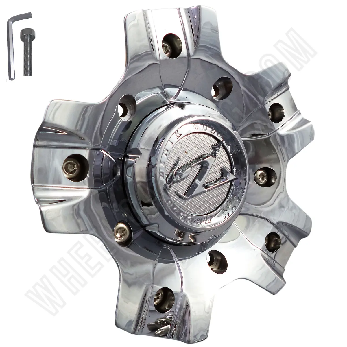 Zinik Ms-Cap-Z208 / Z21 Chrome Wheel Center Cap (1 Cap) 1