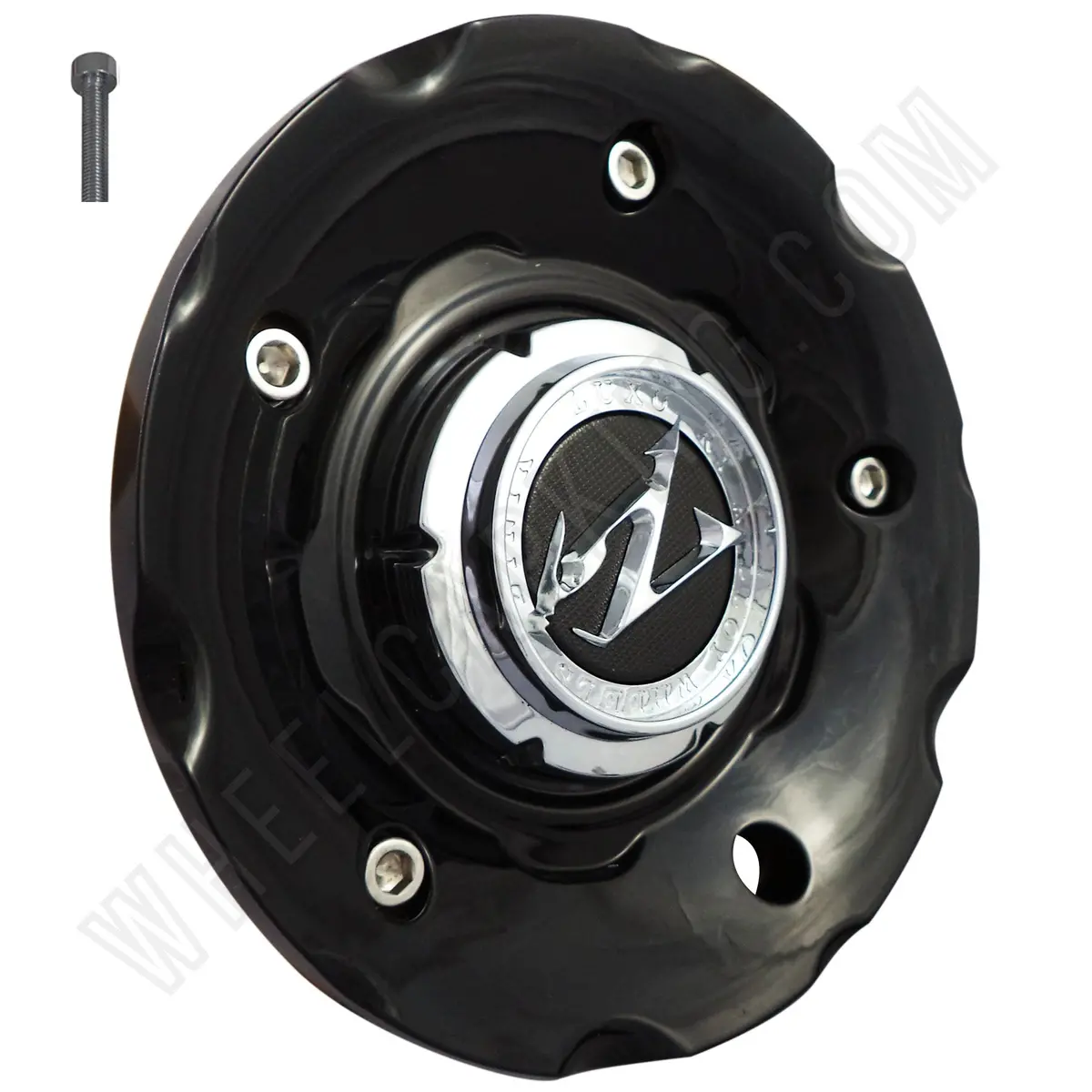 Zinik Z-18 Gloss Black Wheel Center Cap (1 Cap) 1